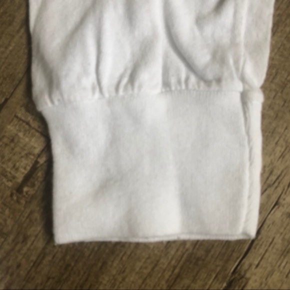 Gildan white long sleeve skunk soccer tourney T - Picture 5 of 7